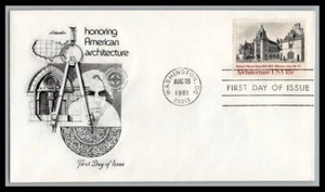 US FDC # 1929 18c Architecture Artmaster 1981, 9p2030 - Picture 1 of 1