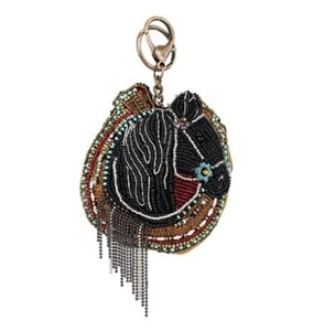 Mary Frances Hand-Beaded Multi-Functional Coin Purse - Picture 1 of 2