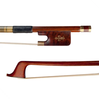 Well-balanced Brazilwood 4/4 Cello Bow Round Stick W/Snakewood Frog - Image 1 of 4