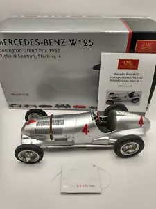 CMC 1/18 M-116 Mercedes Benz W125 Donnington GP 1937 Richard Seaman #4 - Imagen 1 de 15