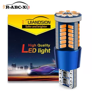 T10 LED Bulb 12V 24V Canbus Errore Free W5W Tail Side Indicator Lampadina Giallo - Picture 1 of 8