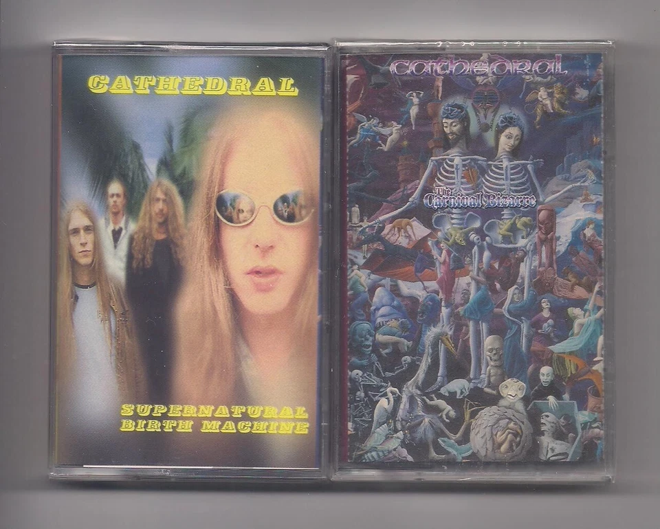 CATHEDRAL - Lot of 2 SEALED cassettes - Carnival Bizarre & Supernatural birth Foto 1 de 1