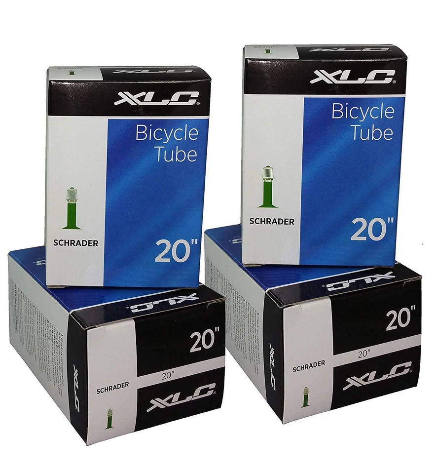 (4 Pack) XLC Tube 20" x 1.25-1.60" Bike Inner Tube Schrader Valve 32mm Bicycle - Image 1 of 1