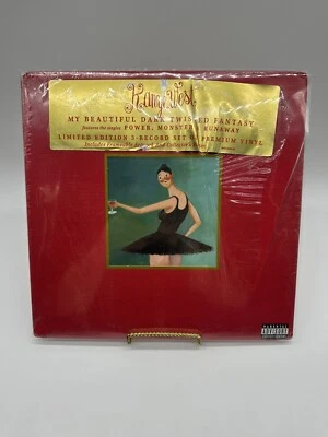 Kanye West My Beautiful Dark Twisted Fantasy 3lp limited edition 2010 sealed Foto 1 de 4