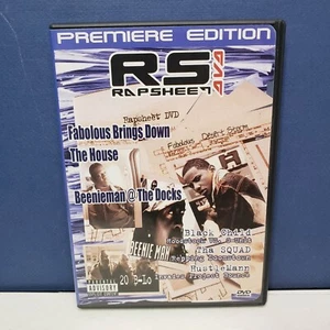 RS RAPSHEET DVD EDICIÓN PREMIER Rap Hip Hop - Imagen 1 de 3