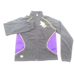 Reebok NFL Minnesota Vikings Full Zip Fleece Jacket Purple Team Apparel - S - Picture 1 of 9
