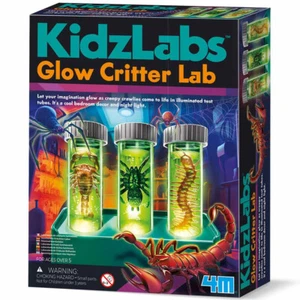4M Kidzlabs Glow Critter Lab - Create Your Own Glow-in-the-Dark Creatures! - Picture 1 of 2