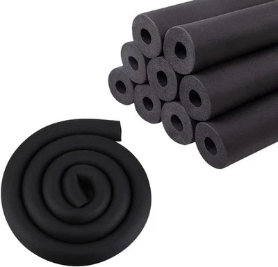 ZANGBOER Pipe Insulation,Foam tubing 1/4inch (1/4" ID , 6FT) for Pipeline,Guitar Black
