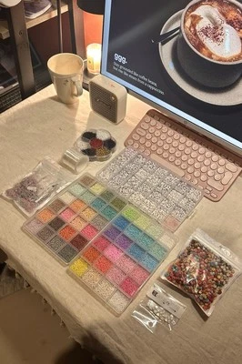 Kit para hacer pulseras de cuentas, kit de pulsera de amistad Foto 1 de 2