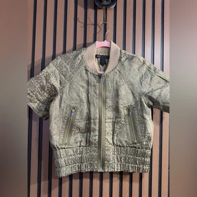 Chaqueta Marc By Marc Jacobs Beige Cuello Acanalado Talla 2 Foto 1 de 4