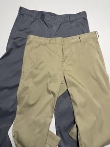 Nike Golf Dri-FIT Chino Hose 2 Stück Herren 36x30 grau khaki leicht - Bild 1 von 7