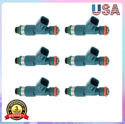 Inyector de combustible 6 piezas para Land Rover LR2 3,2 L L6 2008 2009 2010 2011 2012 FJ1032 EE. UU. Foto 1 de 4