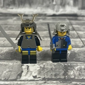 LEGO Castle Minifigures Lotto (2) - cas055 Young Ninja & cas056 Samurai Shogun - Foto 1 di 4