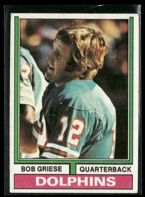 1974 Topps Bob Griese #200 EX-VG - Image 1 of 2