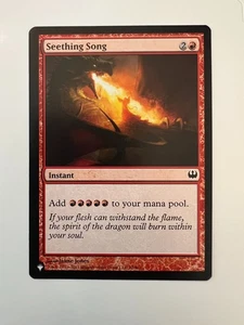 1xMTG Seething Song-The List Reprints(Mirrodin)-LP - Picture 1 of 1