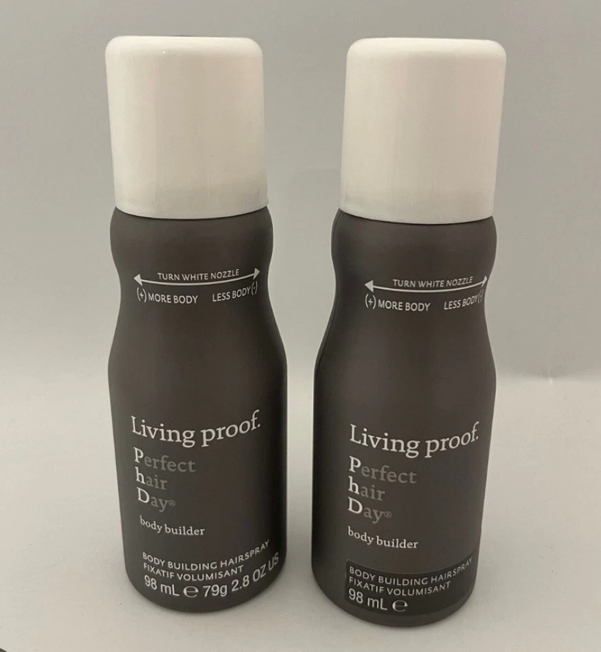 2 Living Proof Perfect Hair Day Body Builder Hair Spray 98 ML ( 2.8 oz )  NEW - Image 1 of 1