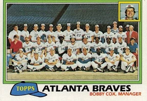 1981 Topps #675 Atlanta Braves Team, quasi nuovo - Foto 1 di 2