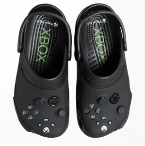 Neue authentische Xbox Classic Crocs Herren Größe 10 limitierte Auflage Hausschuhe Pantoletten - Bild 1 von 5