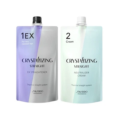 Hair Straightening Shiseido Crystallizing Salon Effect 1EX 400g+Neutralizer 400g - Image 1 of 4