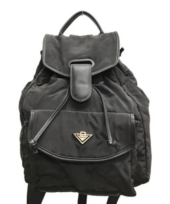 BOTTEGA VENETA Mochila Nylon Negro Foto 1 de 4