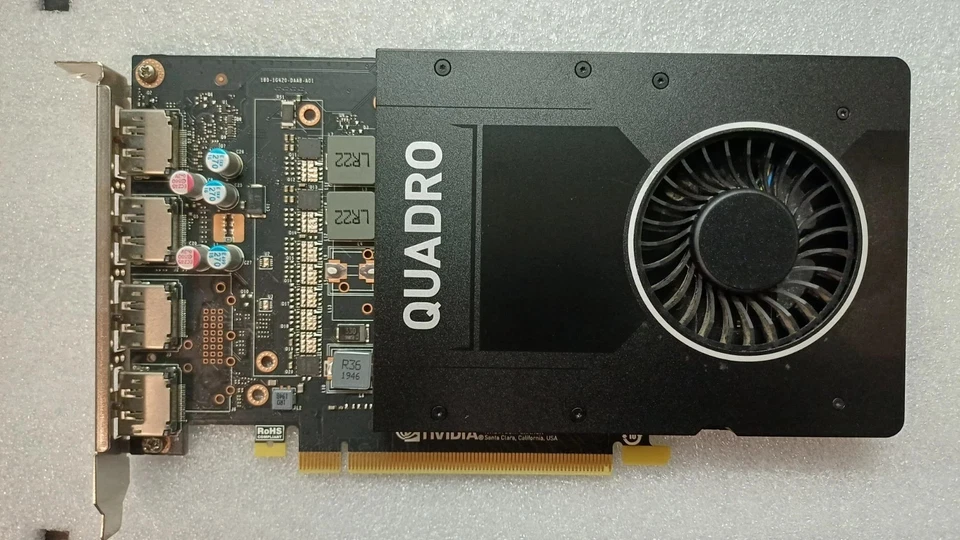 Scheda Video Nvidia Quadro P2200 5Gb gddr5x 4 DisplayPort - Immagine 1 di 1