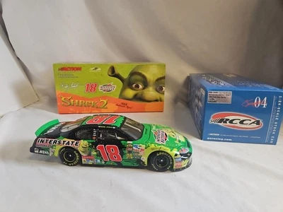 Action RCAA Bobby Labonte #18 Interstate Batteries Shrek 2 1:24 Diecast Car #NCA - Image 1 of 4