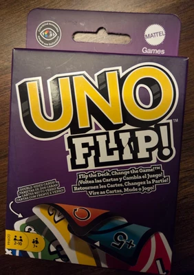 UNO Flip Card Game – Double-Sided UNO with Flip Card New in Box - Image 1 of 2