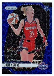 2024-25 Panini Prizm WNBA Blue Velocity Julie Vanloo RC Washington Mystics #42 - Picture 1 of 2