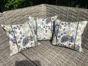Set Of 3 Voyage Madison Morning Chorus Cushion Covers - Picture 1 of 11