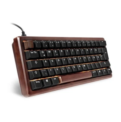 Sharkoon Skiller SGK50 S4 Gen 2 PBT Mechanical Keyboard, Wood, Wired, Gateron G  - Image 1 of 4