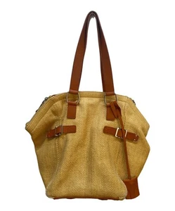 Auténtico bolso de mano Saint Laurent amarillo naranja - Imagen 1 de 24