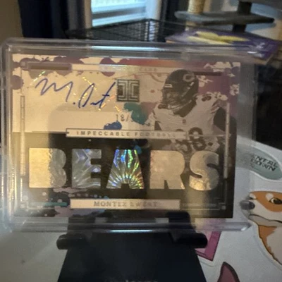 2025 Panini Impeccable Football Chicago Bears Montez Sweat Auto - Image 1 of 4