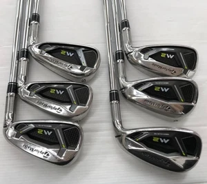 Taylormade M2 2017 Iron Set #5-9,P (6Clubs) /Flex S Stiff REAX 90 JP - Picture 1 of 9
