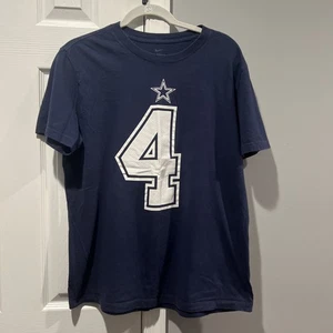 Dallas Cowboys Prescott Shirt Erwachsene Medium - siehe Maße Fotos - Bild 1 von 6