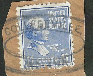 Collegeville Indiana Doble Ciudad Ovalada Cancelar 11 Centavos 1938 EE. UU. 16-8-44 - Imagen 1 de 2