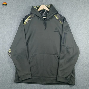 Huntworth Pullover Hoodie Green Long Sleeve Pockets Men's Size 2XL - Picture 1 of 16