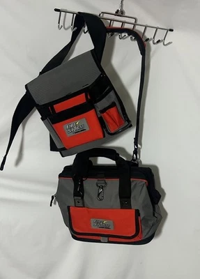 Black & Decker Firestorm Large Tool Bag & Tool belt pockets Adjustable Lot Of 2 - Image 1 of 4