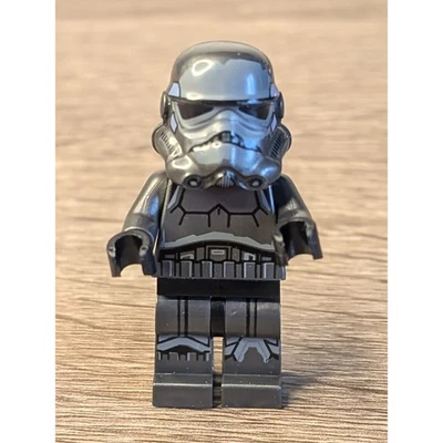 LEGO Star Wars Shadow Stormtrooper Minifigura Gris Oscuro Negro Foto 1 de 4