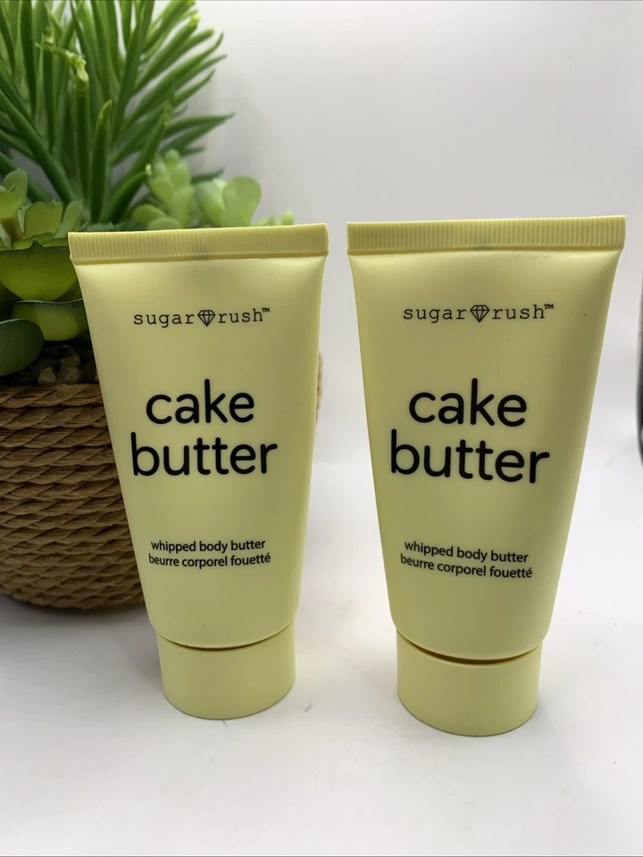 Mantequilla corporal batida Tarte Sugar Rush Cake 0,705 oz nueva sin caja y sellada X2 Foto 1 de 3