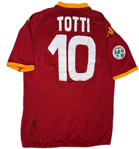 Maglia calcio Roma vintage Totti Kappa 2007 2008 Wind Serie A XL home Jersey - Foto 1 di 11