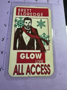 Brett Eldredge Commemorative 2024 GLOW Live Tour All Access Backstage Pass - Picture 1 of 4
