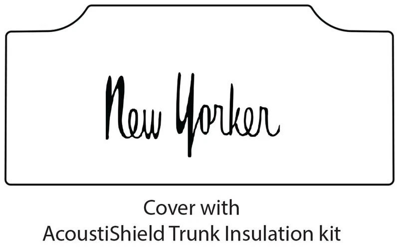 Chrysler New Yorker 1965 1968 maletero goma alfombrilla cubierta con MB-020 New Yorker Foto 1 de 1