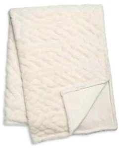 Drew & Jonathan Home Pinsonic Rusched Throw 50 x 70 New - Picture 1 of 3