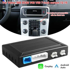 For Volvo V40 V60 XC60 7" Screen No "Earth" Button Wireless Carplay Android Auto - Picture 1 of 16