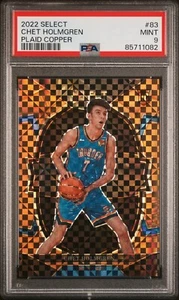 Panini Select Chet Holmgren #83 2022 cuadros cobre Prizm RC #32/49 PSA 9 - Imagen 1 de 2