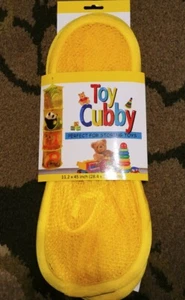 TOY Cubby 4 Compartments Organizer. FOR Toys/Clothes Yellow 11x45in BRAND NEW! - Picture 1 of 4