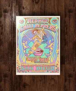Red Hot Chili Peppers San Diego Snapdragon 2023 May 12 Official Concert Poster - Picture 1 of 1