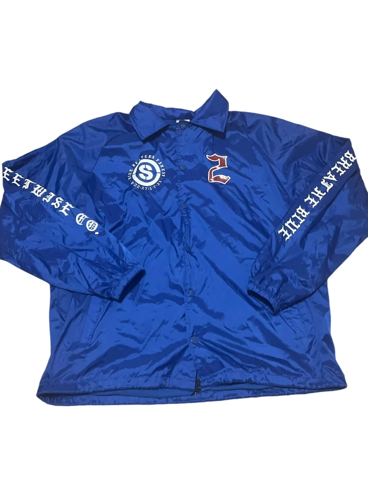 Streetwise The Big Blue Wrecking Crew Blue Heaven's Finest Jacket Men's Sz 2XL - Image 1 of 4