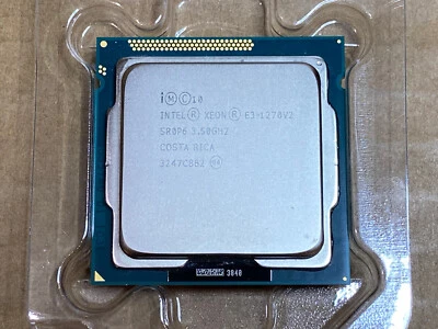 Intel Xeon E3-1270 v2 3.5GHz Quad-Core CPU LGA1155 * Ivy Bridge * Used Foto 1 de 4