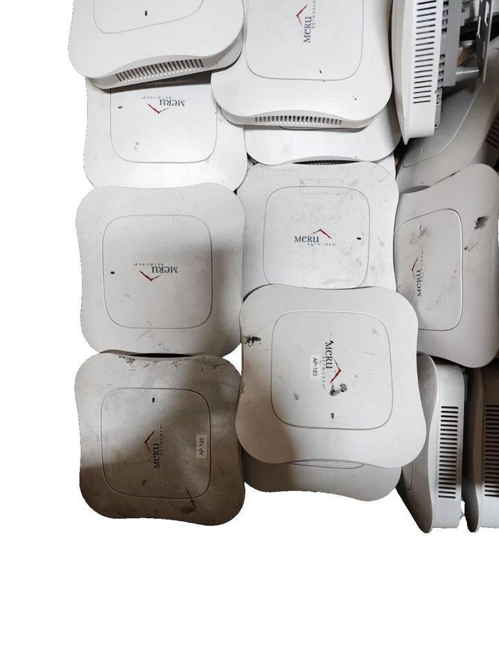 LOT OF 10 MERU NETWORKS AP822i WIRELESS ACCESS POINT UNIT ONLY UNTESTED - Image 1 of 1